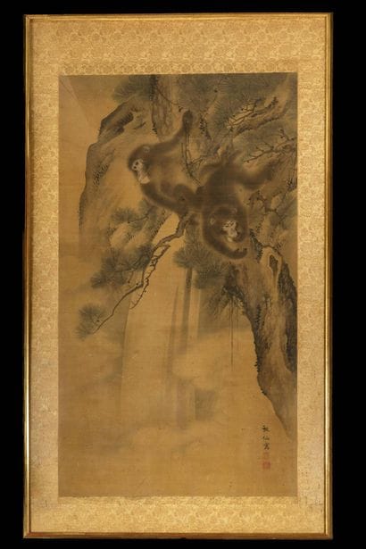 Mori Sosen (Japon, 1747-1821)
Encre et couleurs...