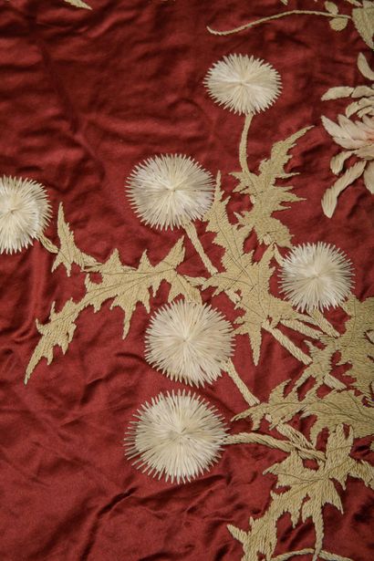 CHINA - 20th century
Large embroidery on...