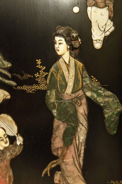 CHINA, 20th century
Folding screen made of...