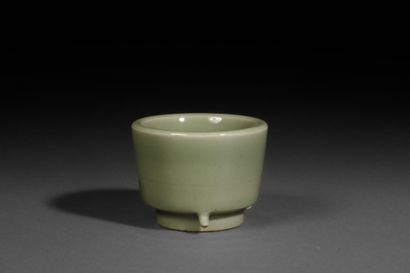 CHINA, 20th century 
Small celadon-glazed...