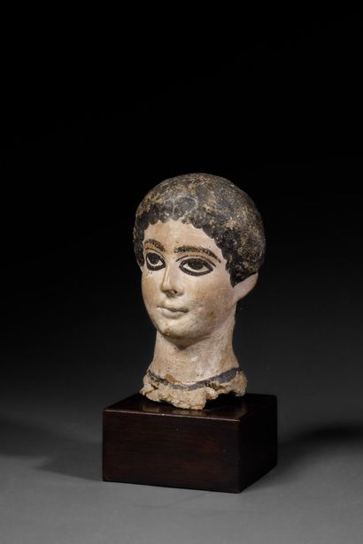Egypt—Probably Roman period
Painted stucco...