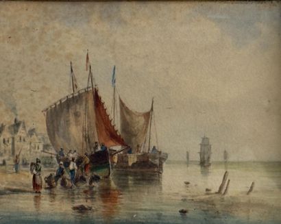 In the Style of Richard Parkes BONINGTON...