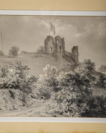 ED CADET( XIX ème siècle)
Vue de ruines d'après...