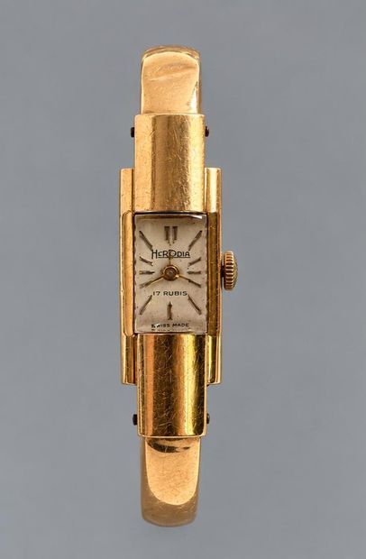 HERODIA 750-thousandths yellow gold ladies'...