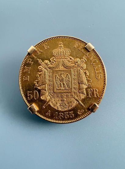 Broche en or jaune 750 millièmes (poinçon...