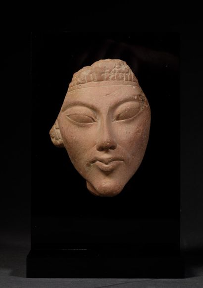 Fragment of an Egyptian sculpture reminiscent...
