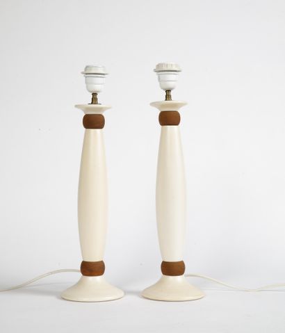 Dans le goût de KOTSKA
Paire de lampes de...