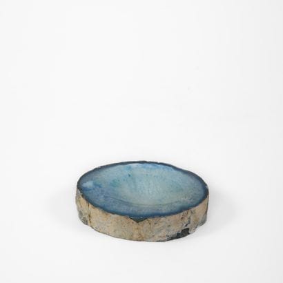 Polished agate geode used as an ashtray 
3...