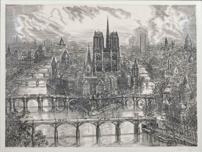 Albert DECARIS (1901–1988)
BIRD'S-EYE VIEW...