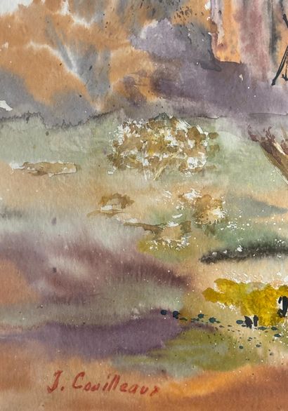 Joël COUILLEAUX (1939-2022) 
Jardin et son...