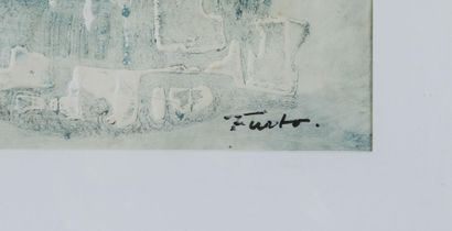 Fritz FURTO
COMPOSITION
Collage on lithographic...