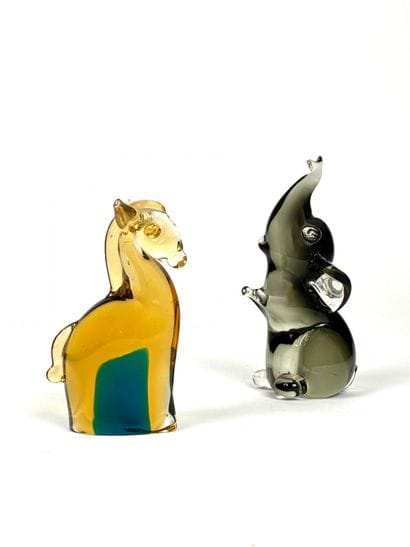 MURANO
Horse made of amber-yellow and turquoise...