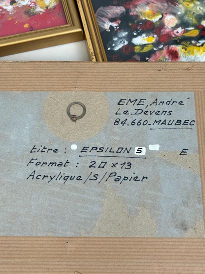 André EME (1931–2012)
EPSILON
Series of 10...
