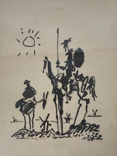 After Pablo PICASSO (1881–1973)
Don Quixote...