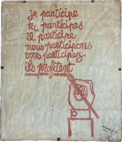 Ensemble de deux affiches Mai 1968
En état...