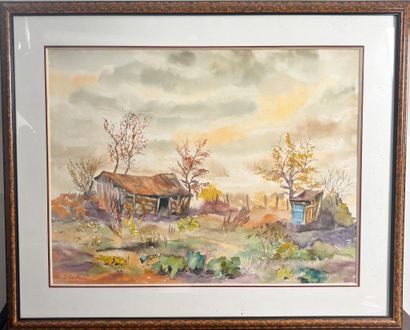 Joël COUILLEAUX (1939-2022) 
Jardin et son...