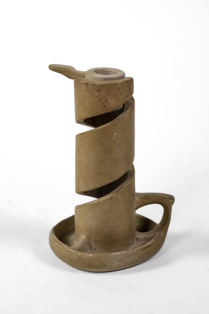 Screw-top candleholder in the style of a...