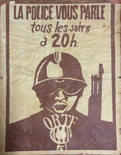 Ensemble de deux affiches Mai 1968
En état...