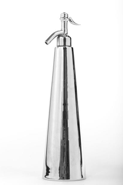 Siphon à eau de Seltz en inox
Travail français...