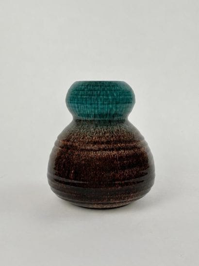 ACCOLAY 
Earthenware vase with a slightly...