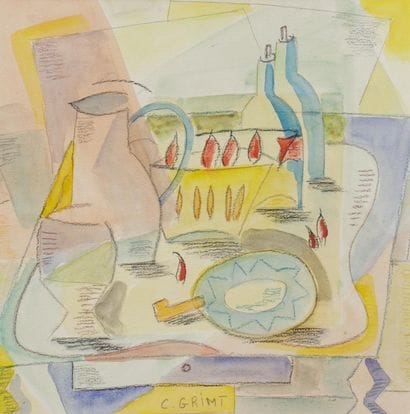 Carole GRIMT (born in 1957)
Still Life with...