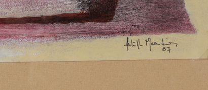 Arlette MARTIN (1924–2020)
COMPOSITION, 1987
Gouache...