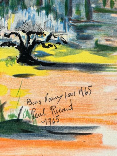 Paul RICARD (1909-1997)
Paysage de Provence...