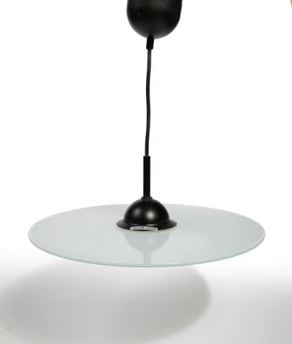 OPTELMA
Suspension disque en verre sablé,...