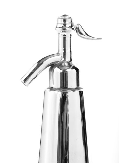 Siphon à eau de Seltz en inox
Travail français...