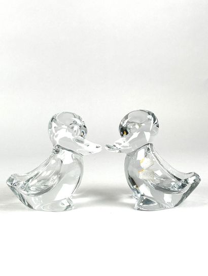 ART VANNES
Paire de vide-poches en cristal...