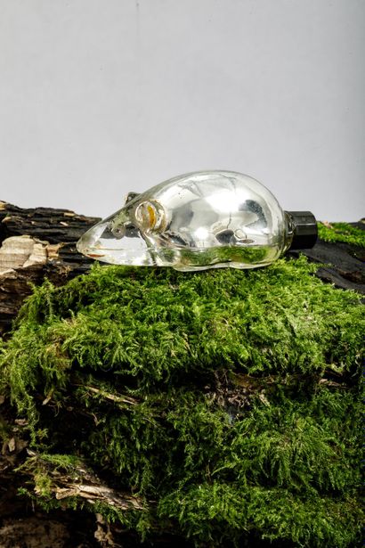 MIKY, Jasmin, Paris - PARFUM BOTTLE in silver-glazed...