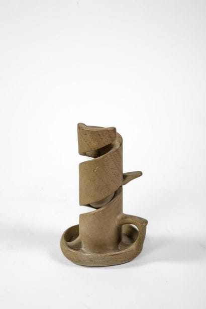 Screw-top candleholder in the style of a...