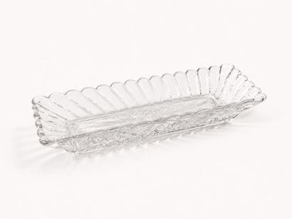 BACCARAT
Ravier rectangulaire en cristal...