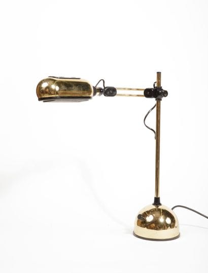 Lampe de bureau moderniste ajustable en métal...