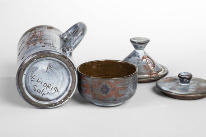 P Elldriss Salé MOROCCO
Set of an enameled...