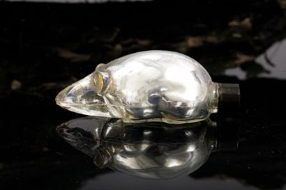 MIKY, Jasmin, Paris - PARFUM BOTTLE in silver-glazed...