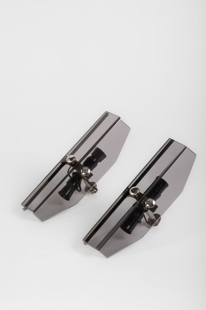 VECA MILANO, édition FONTANA ARTE
Paire d'appliques...