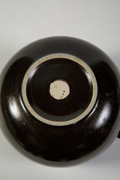 ROSENTHAL
Chocolate-glazed ceramic planter...