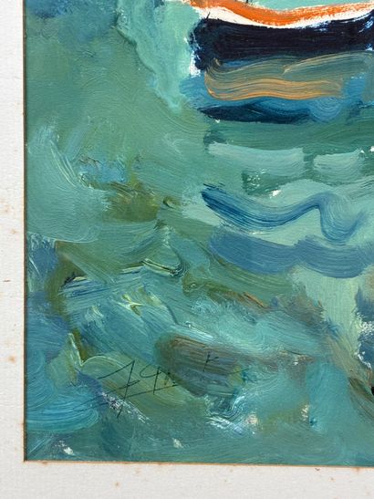 Jean-Claude PICOT (1933-2020)
PORT BLANC
Gouache...