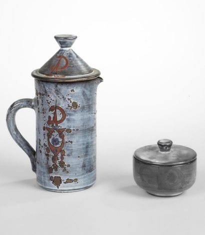 P Elldriss Salé MOROCCO
Set of an enameled...