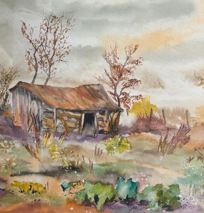 Joël COUILLEAUX (1939-2022) 
Jardin et son...