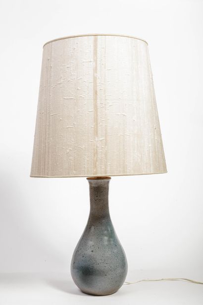 Living room lamp made of glazed stoneware...
