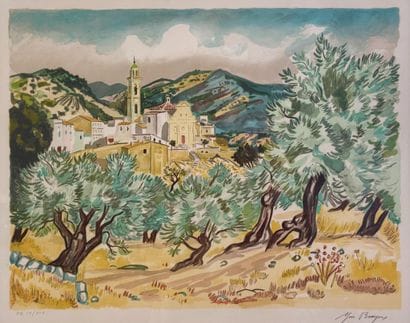 D'après Yves BRAYER (1907-1990)
Village des...