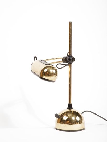 Lampe de bureau moderniste ajustable en métal...