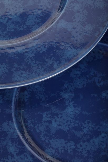 CHRISTOFLE
Set of 8 presentation plates made...