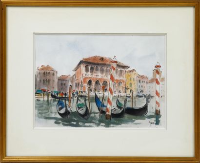 Yves DE MARE (1924-1998)
Le Marché aux poissons...