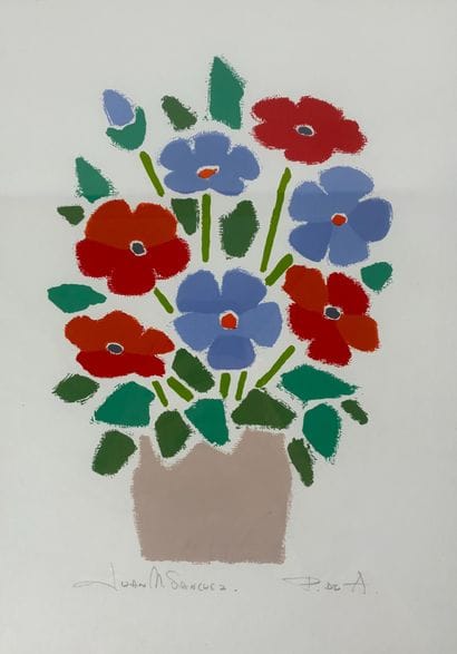Juan Manuel SANCHEZ (1930–2016) 
Bouquet...