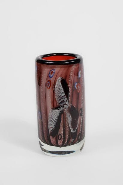 In the MURANO Style
Glass vase with millefiori...