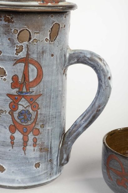 P Elldriss Salé MOROCCO
Set of an enameled...