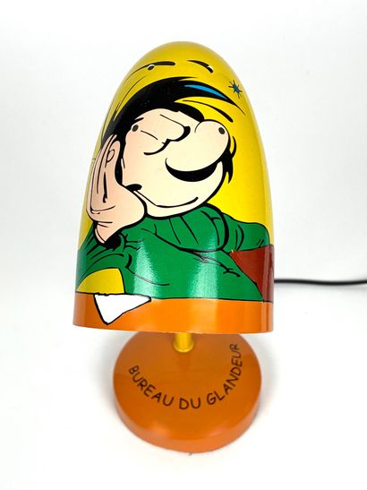 Lampe flexible en métal laqué, à motif B.D....